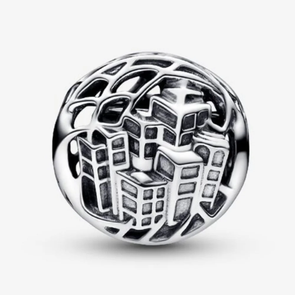 Authentic NEW Pandora Marvel Spider-Man Soaring City Charm S925ALE - Picture 7 of 10
